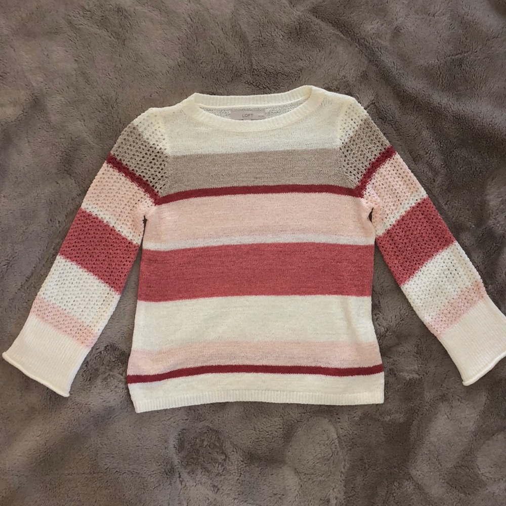 Never worn, adorable, lightweight SP Loft sweater